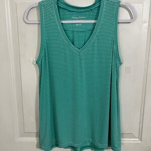 Tommy Bahama Teal Striped Tank Top